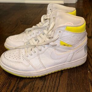 YELLOW & WHITE JORDANS